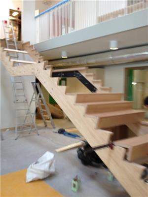 Opbouw trap in kleuterschool