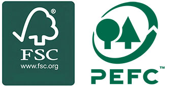 CP Trappen werkt met houtsoorten die het kwaliteitslabel PEFC of FSC dragen